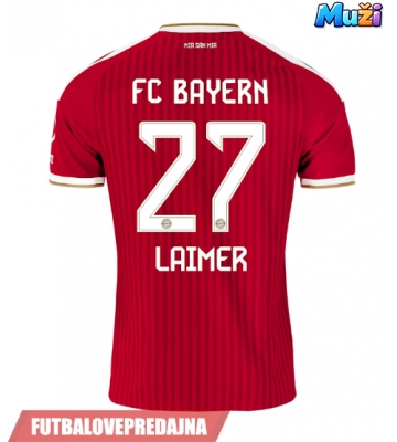 Lacne Muži Futbalové dres Bayern Munich Konrad Laimer #27 2026-27 Krátky Rukáv - Domáci